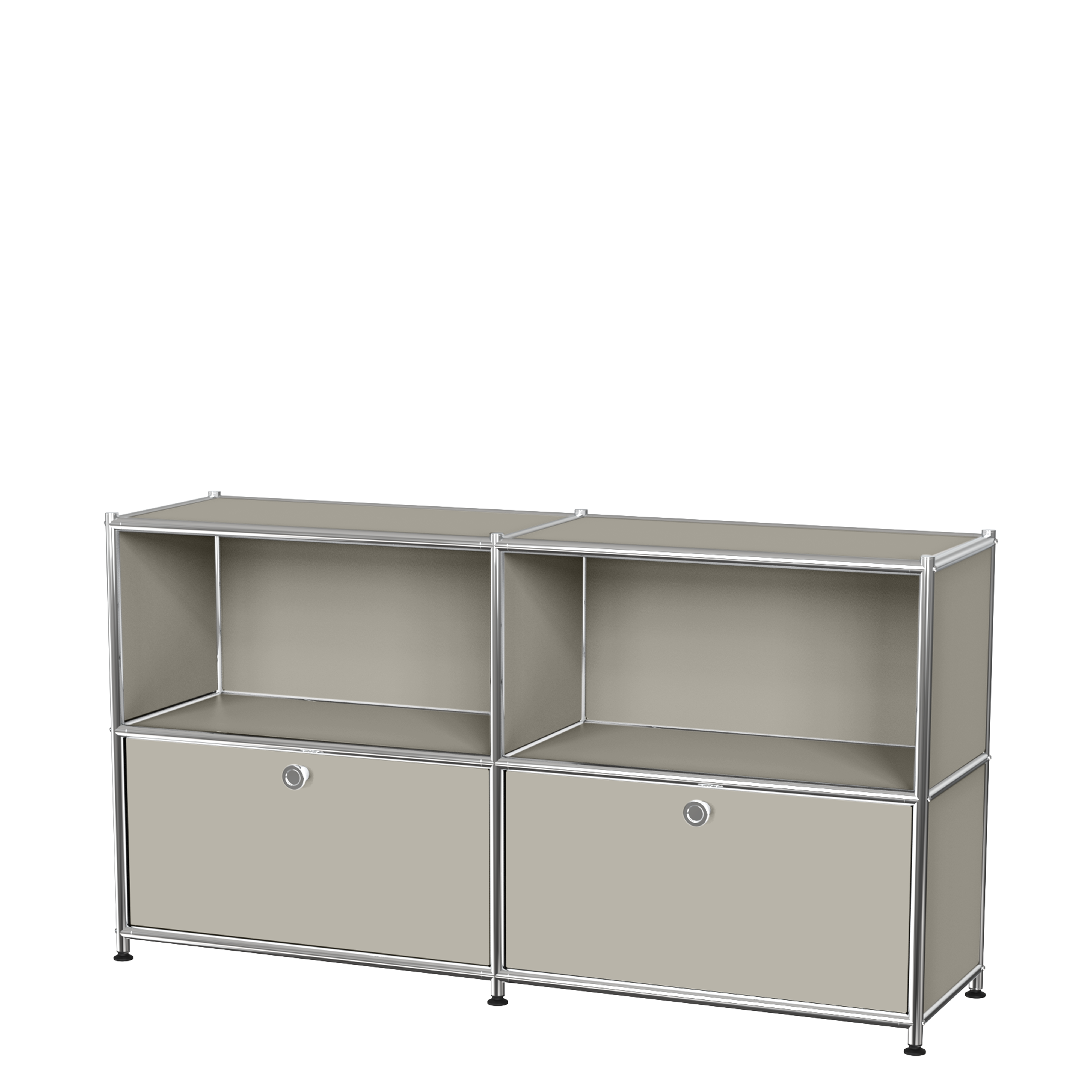 4-piece sideboard with 2 drawers
