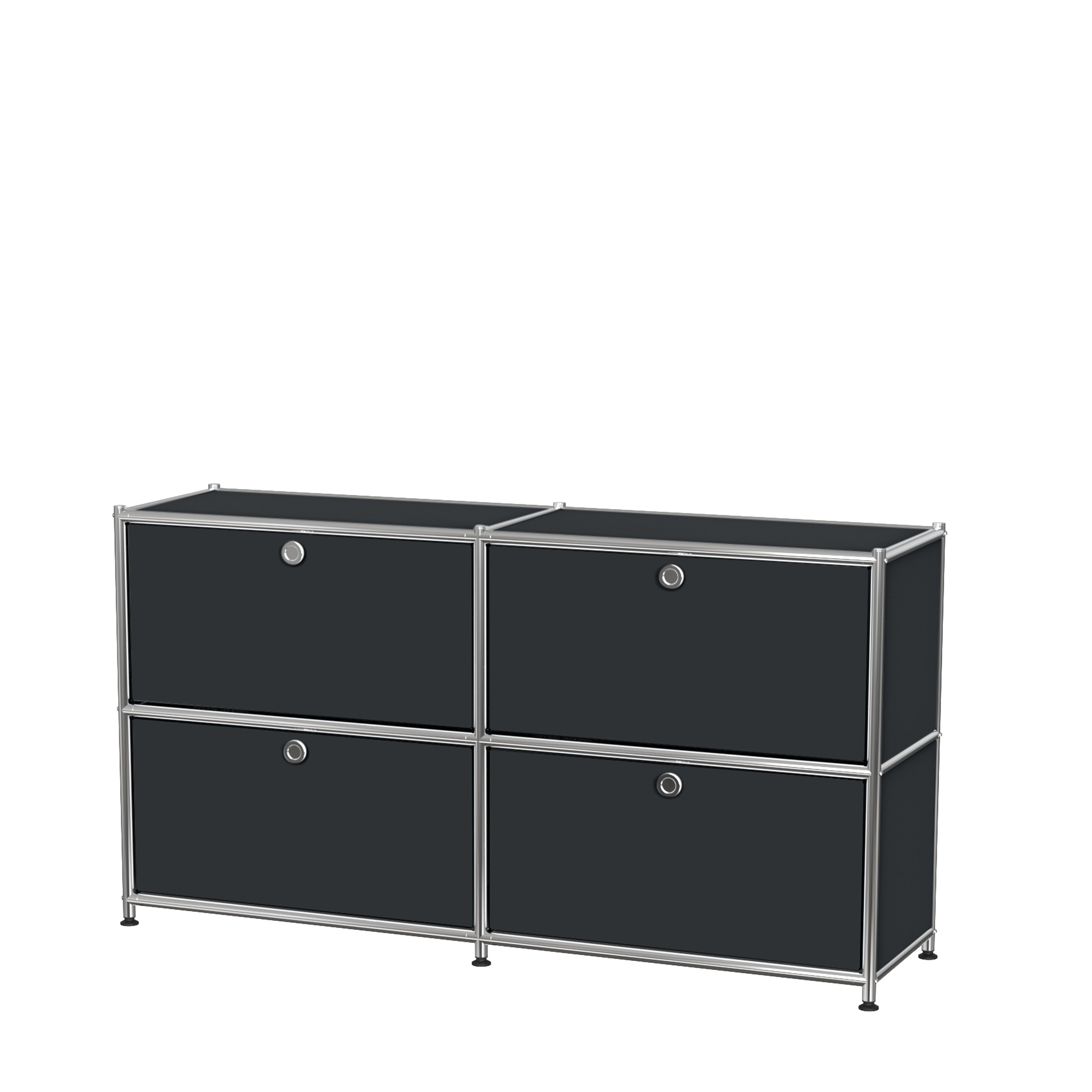 4-piece sideboard with 4 tilt doors