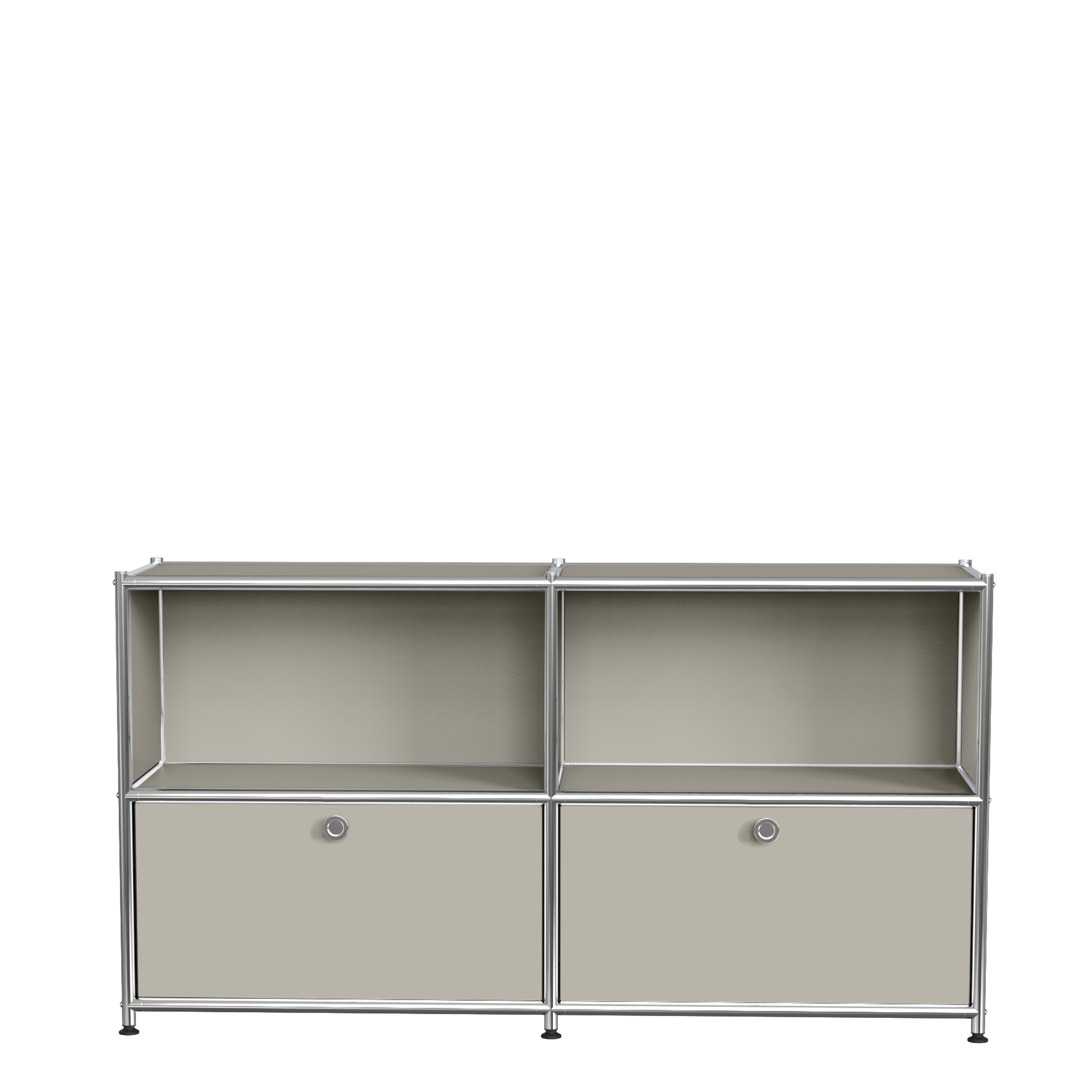 4-piece sideboard with 2 drawers