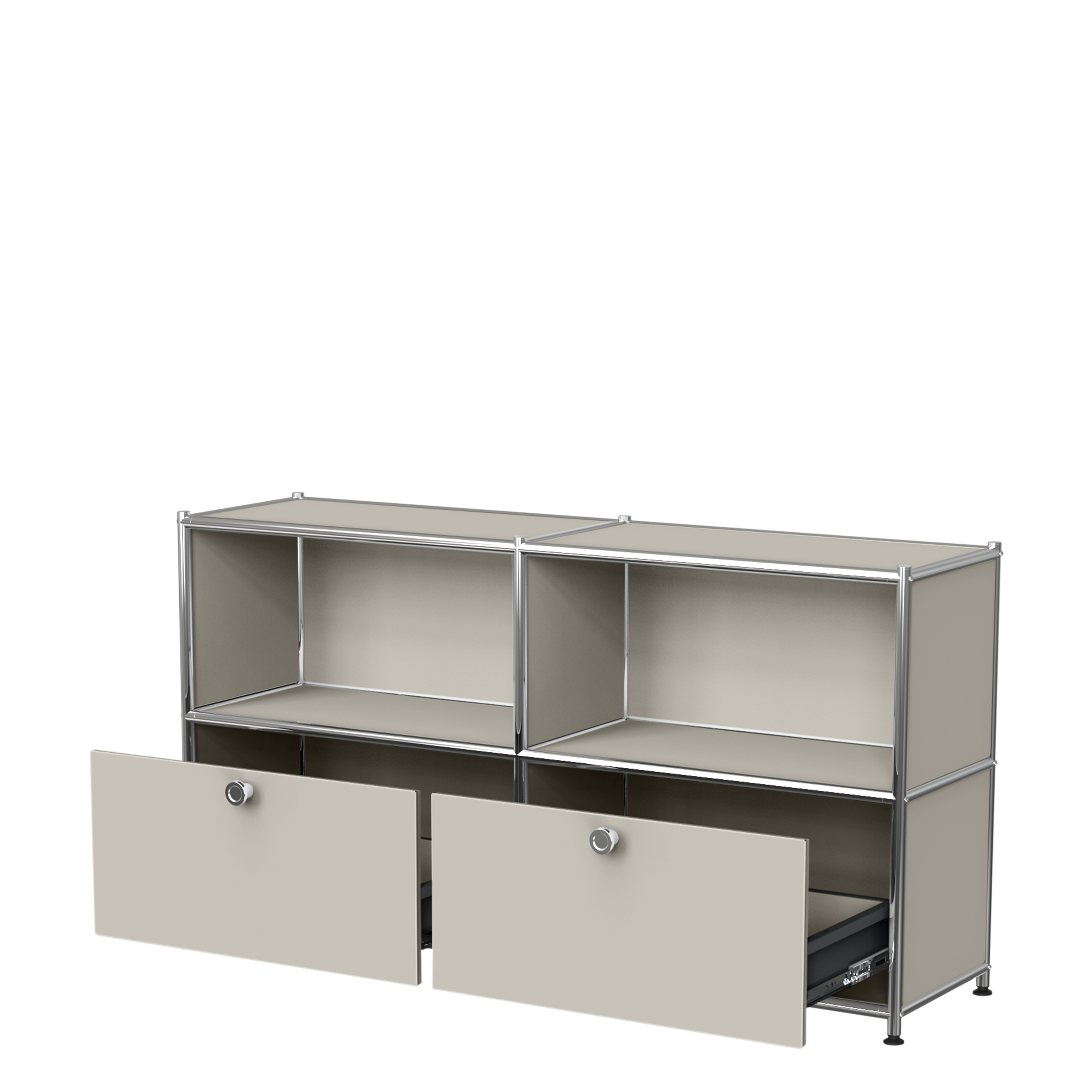 4-piece sideboard with 2 drawers