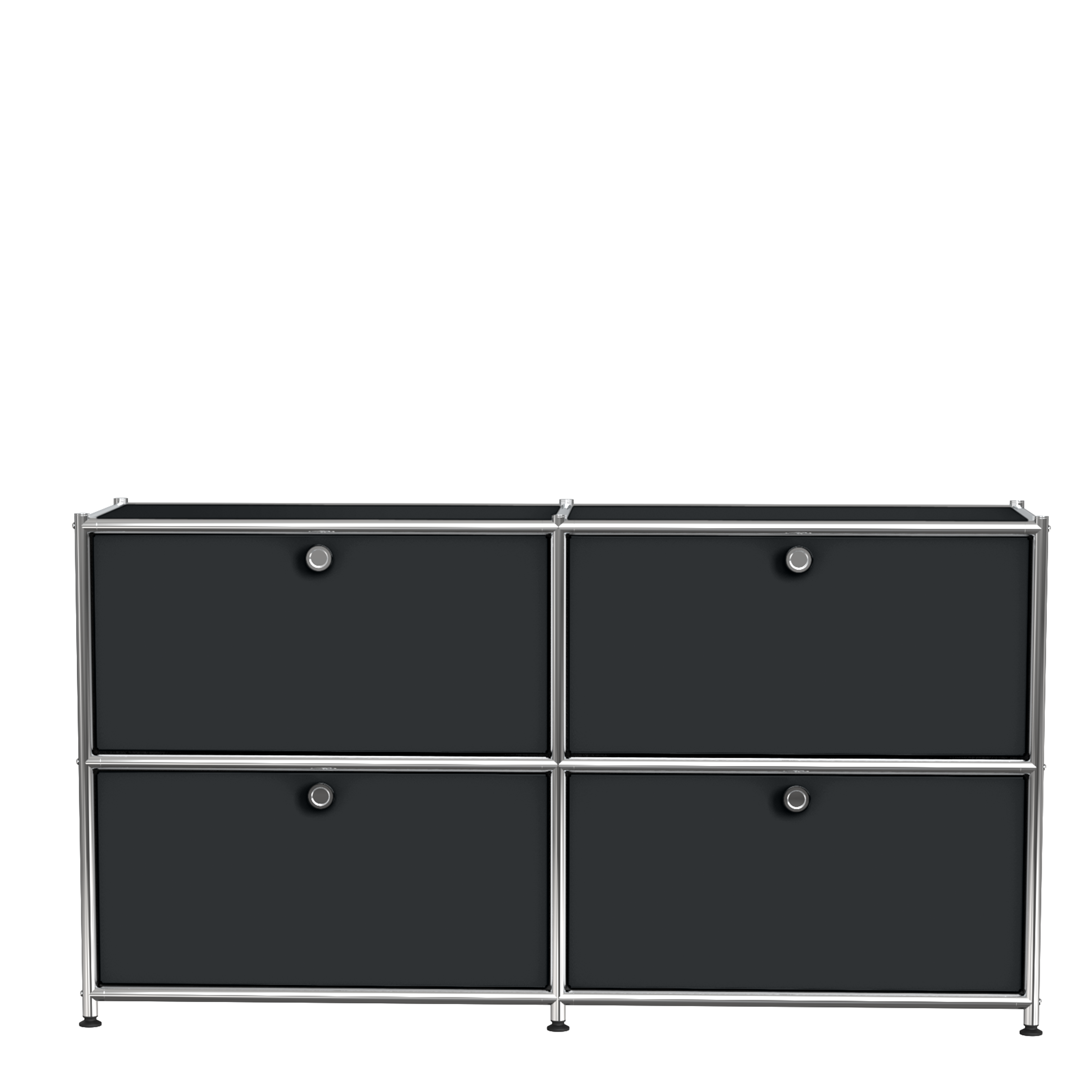 4-piece sideboard with 4 tilt doors