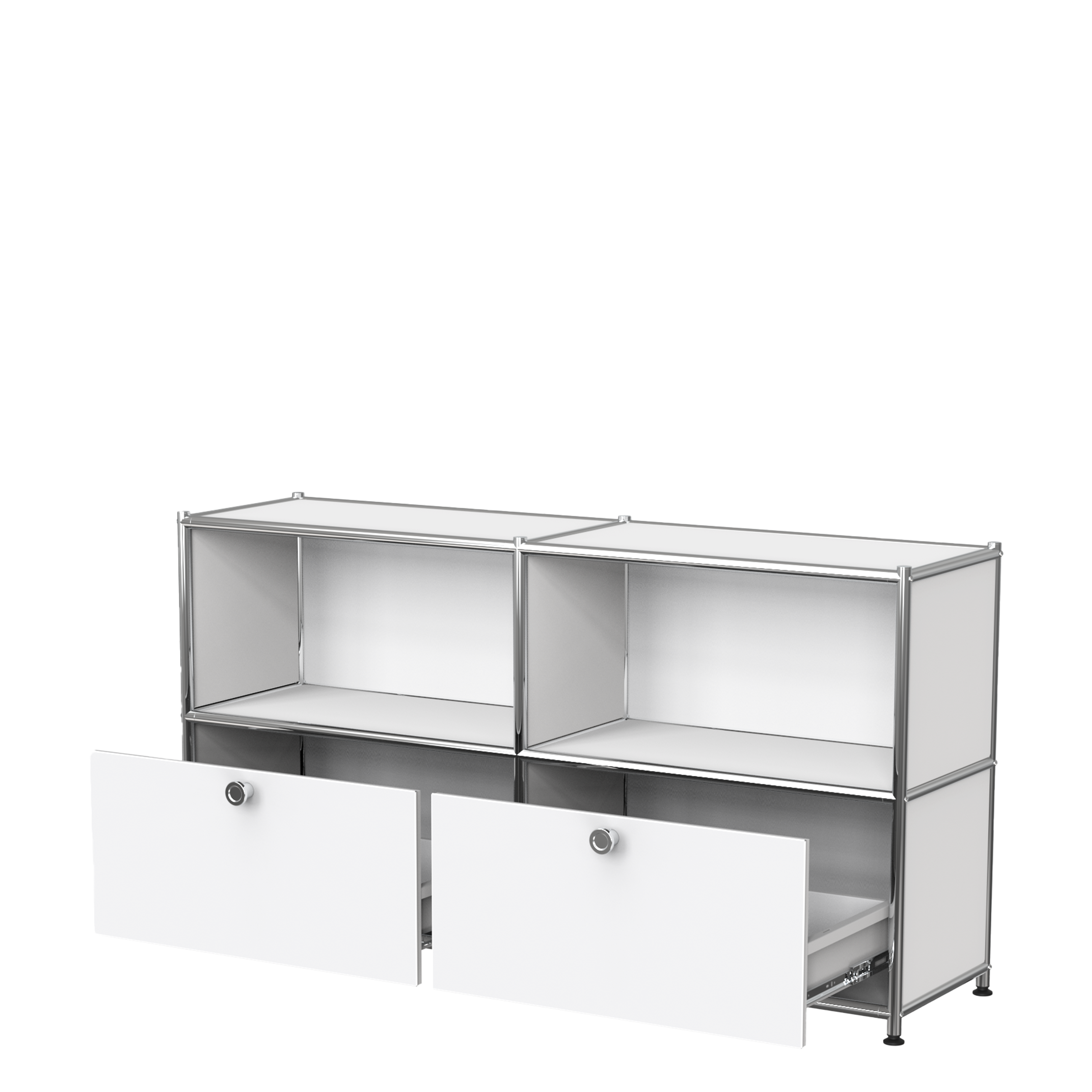 4er Sideboard mit 2 Schubladen