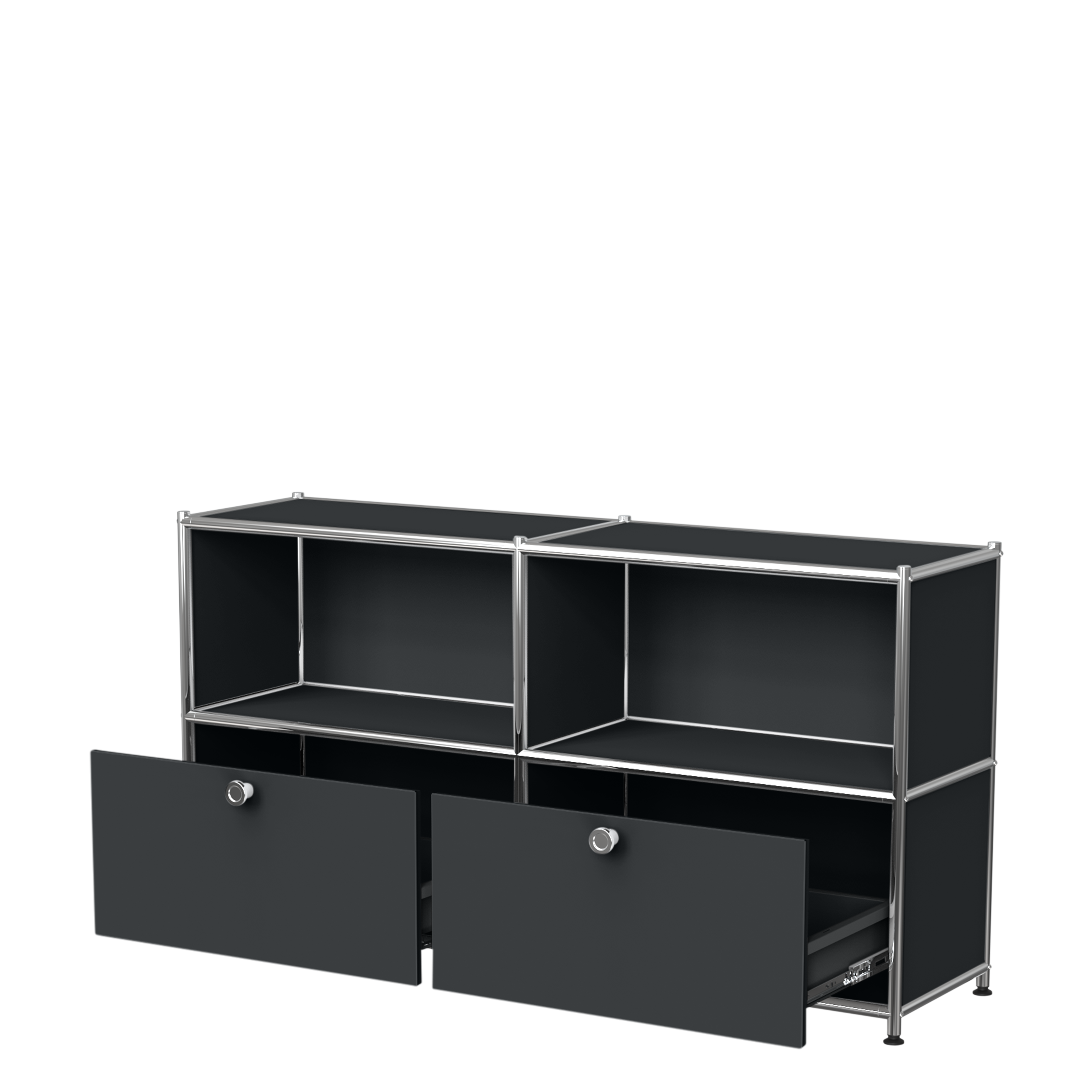 4-piece sideboard with 2 drawers