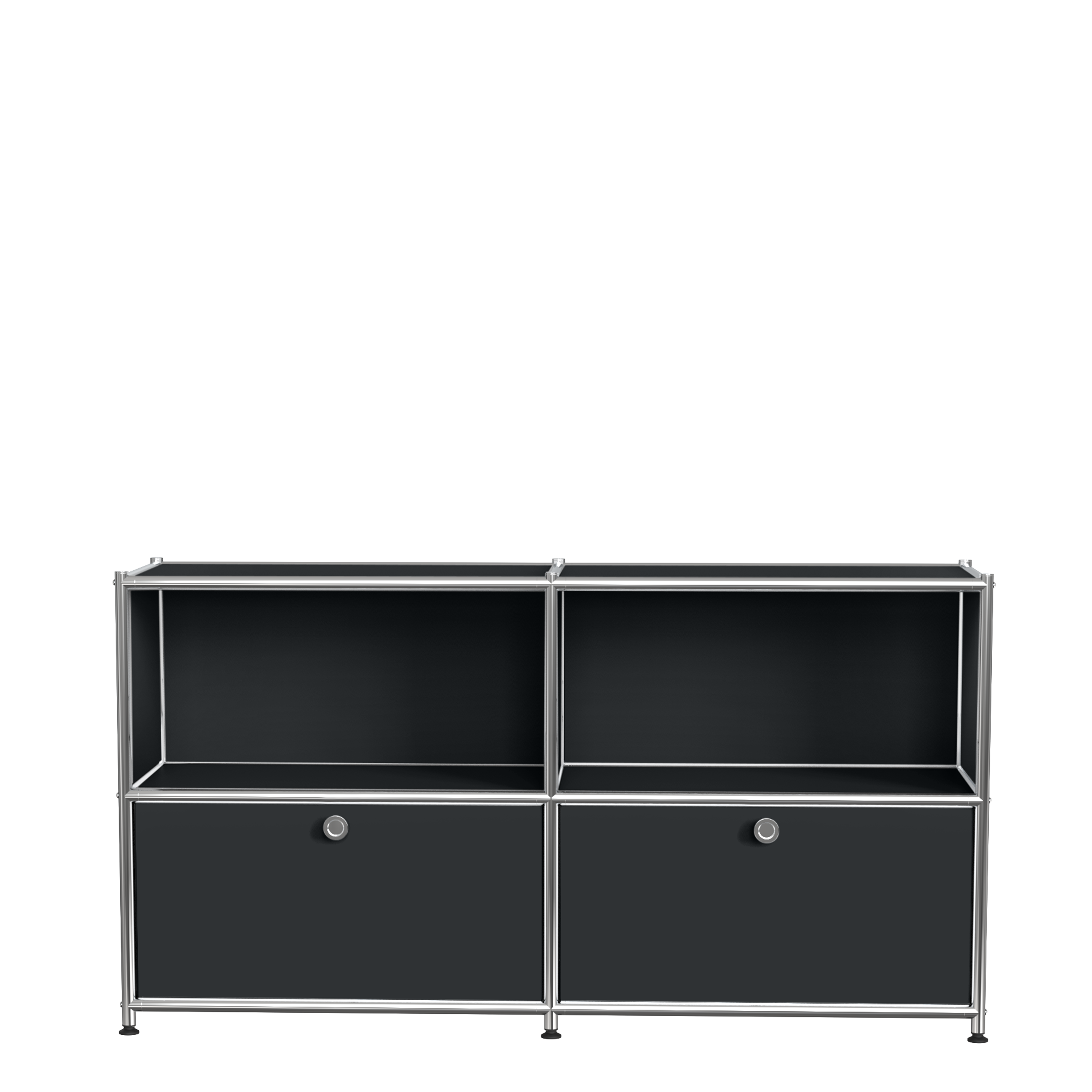 4-piece sideboard with 2 drawers