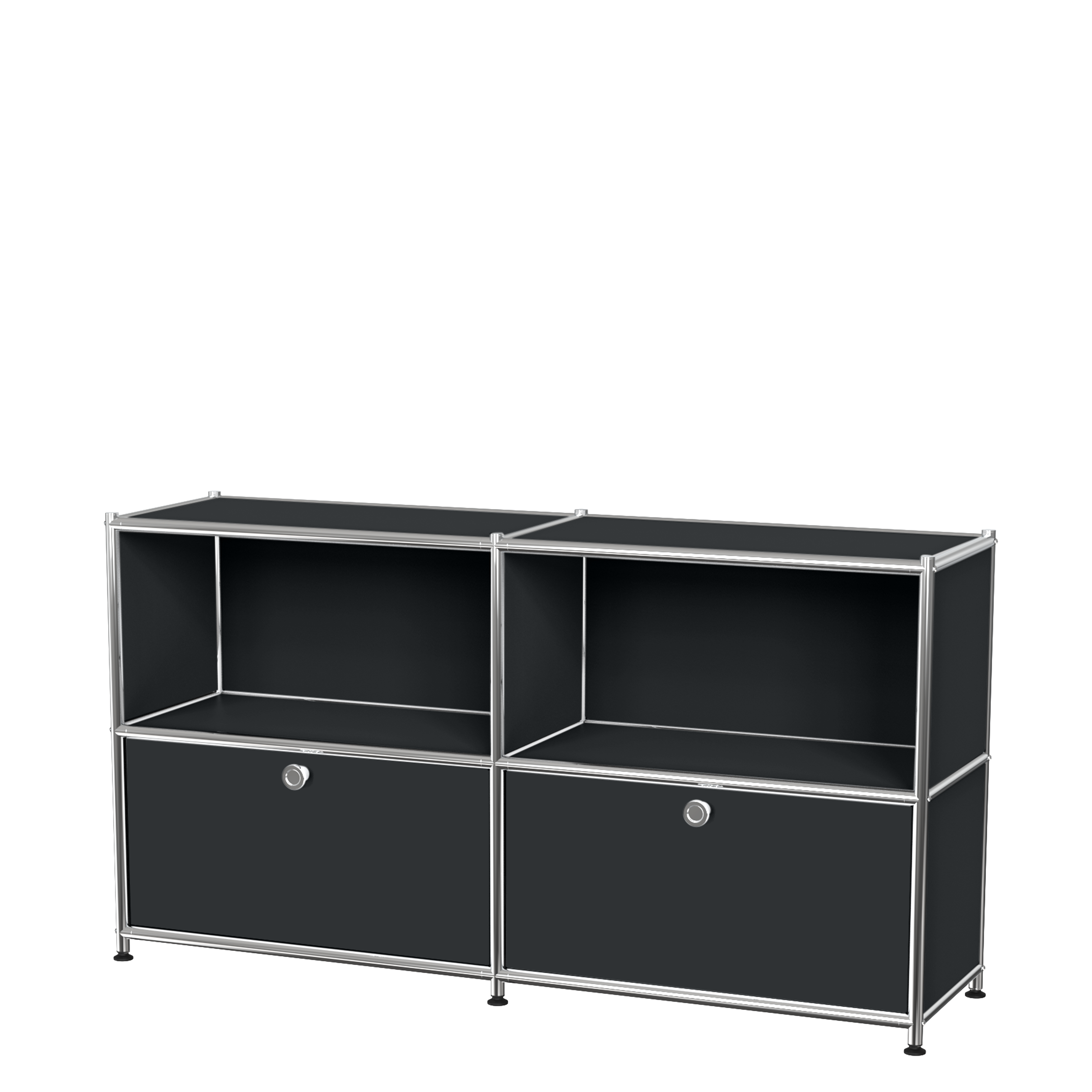 4-piece sideboard with 2 drawers