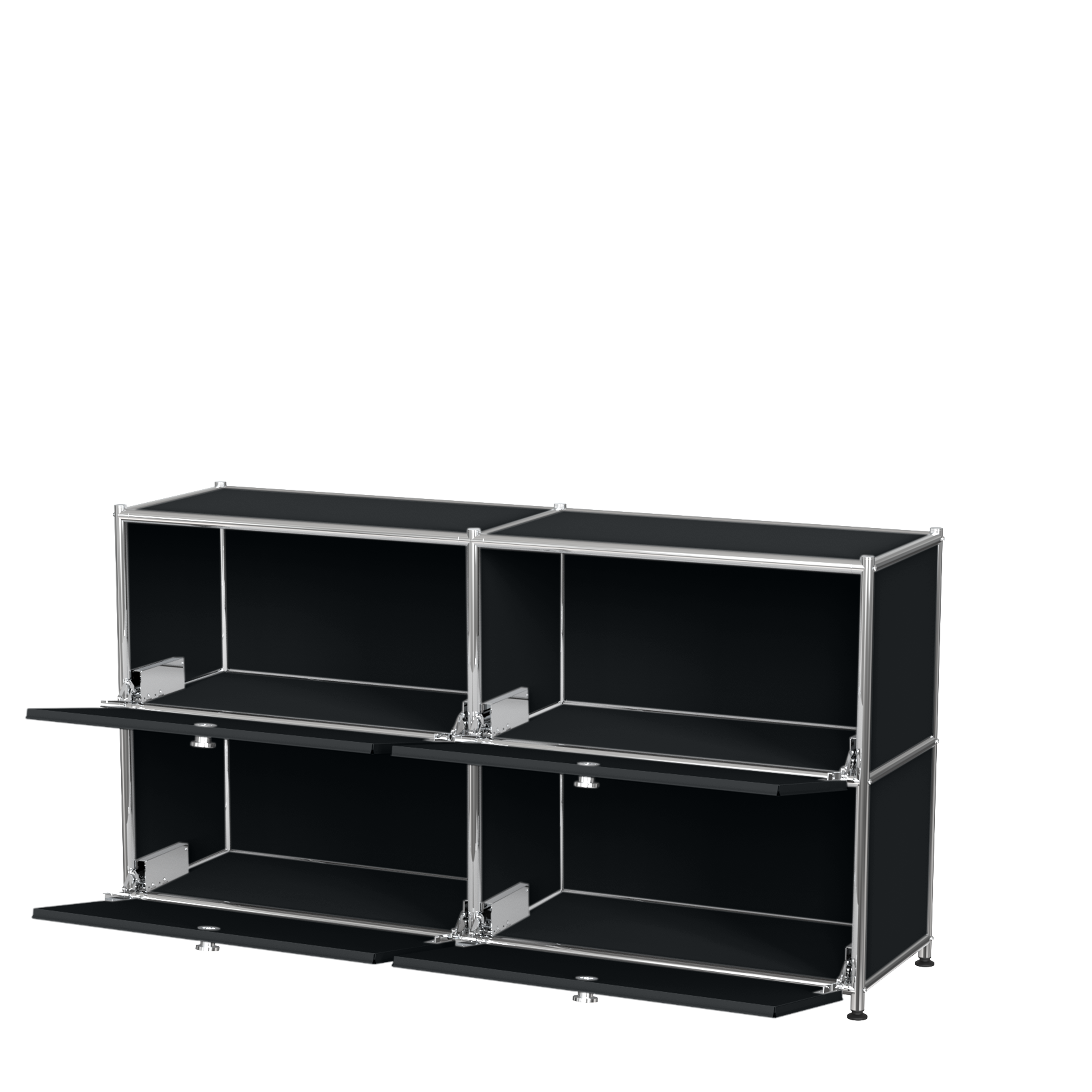 4-piece sideboard with 4 tilt doors