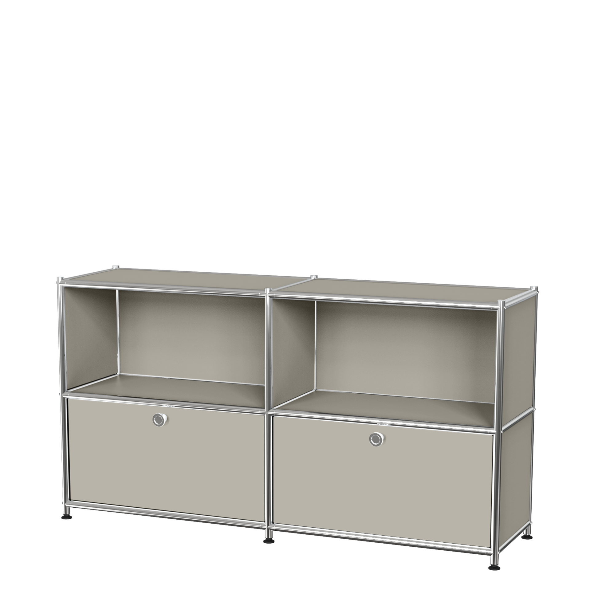 4-piece sideboard with 2 drawers