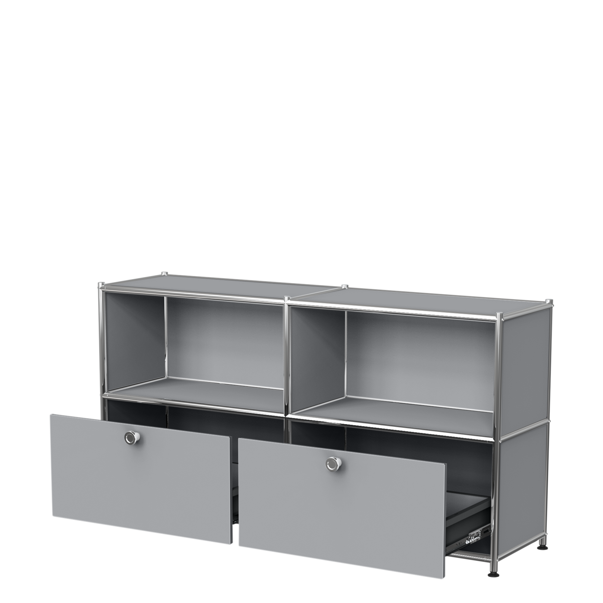 4er Sideboard mit 2 Schubladen