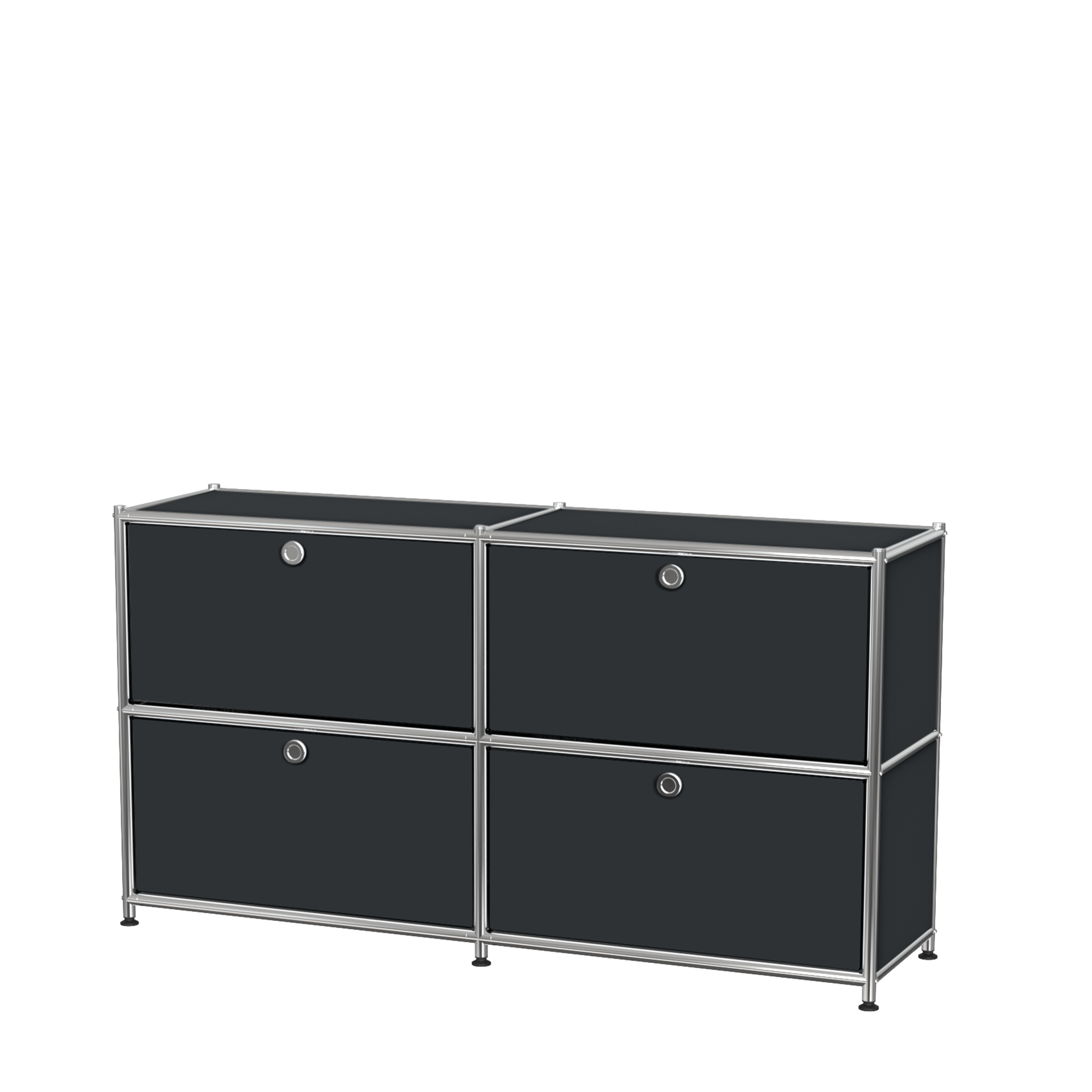 4-piece sideboard with 4 tilt doors