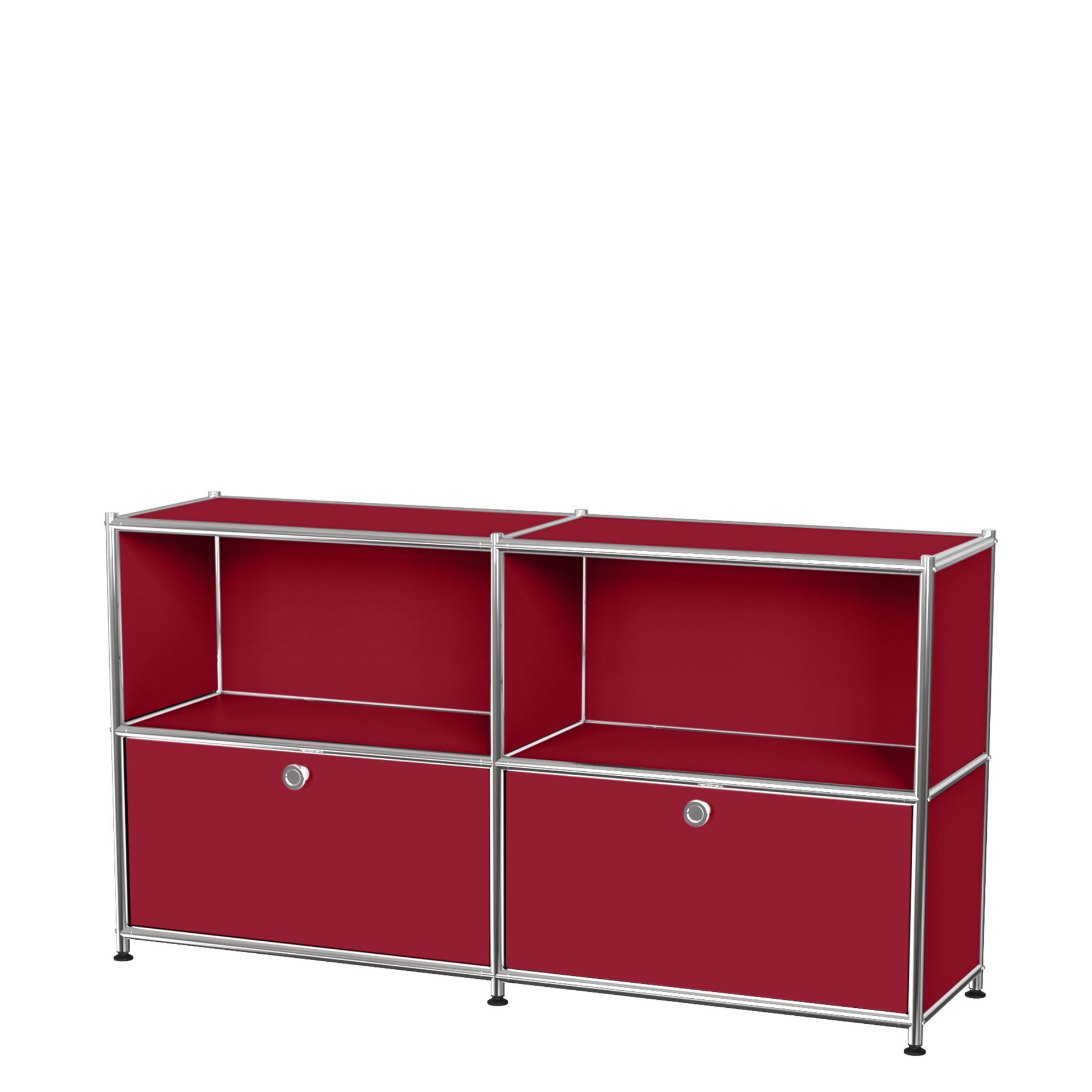 4-piece sideboard with 2 drawers