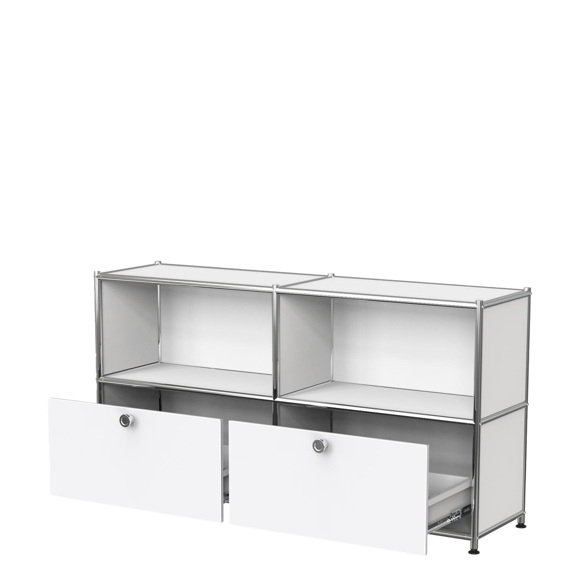4er Sideboard mit 2 Schubladen