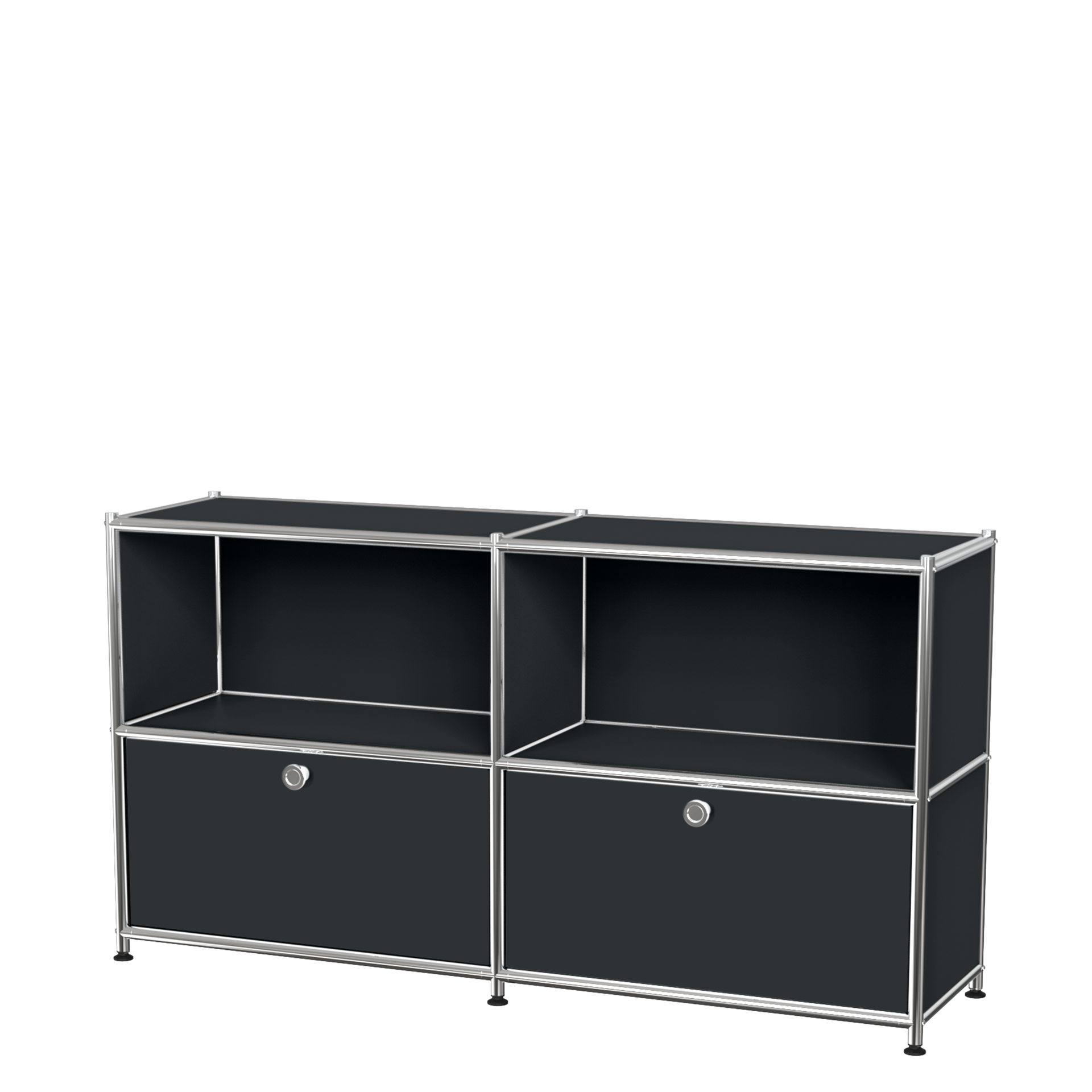 4-piece sideboard with 2 drawers