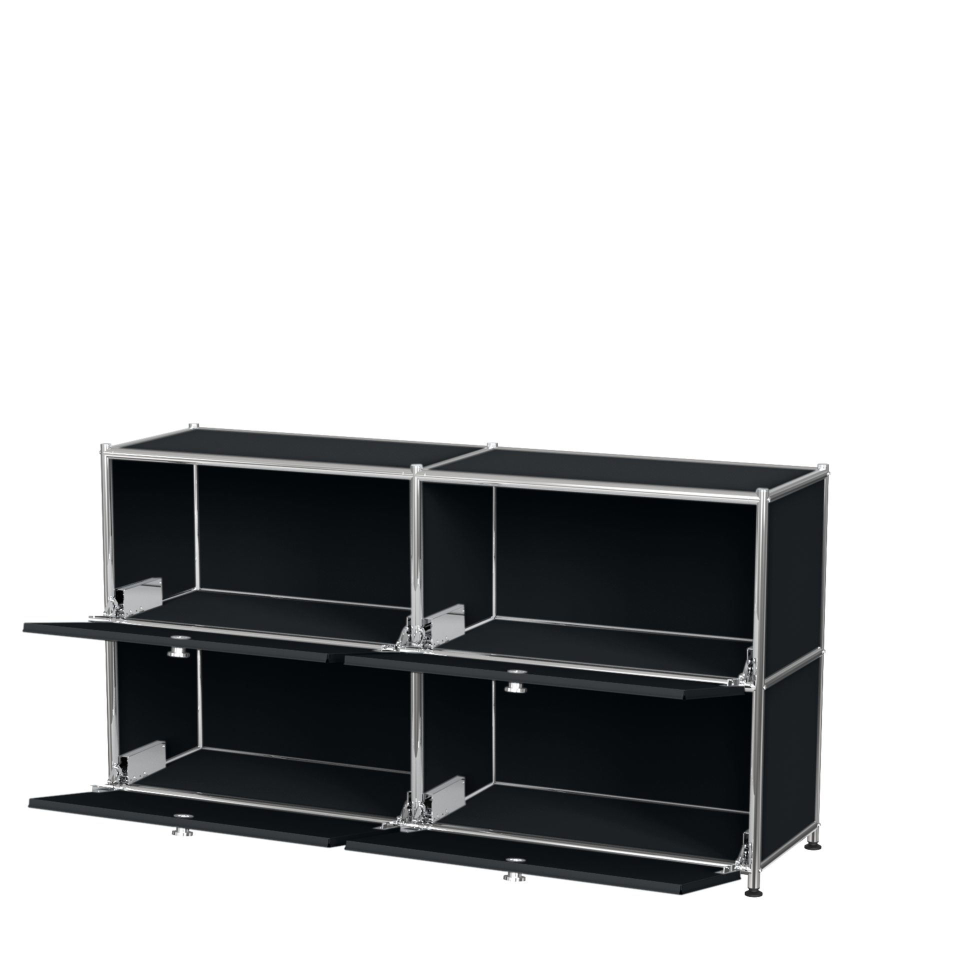 4-piece sideboard with 4 tilt doors